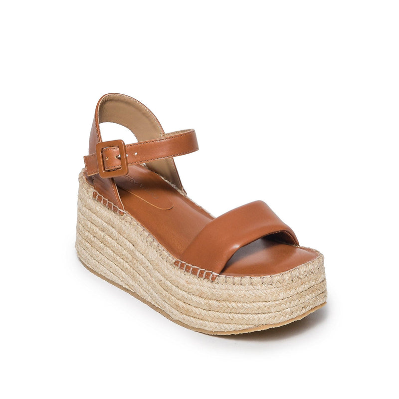 Bernardo Mallorca Espadrille Women Platform Sandals Dark Brown | TOV8116AA