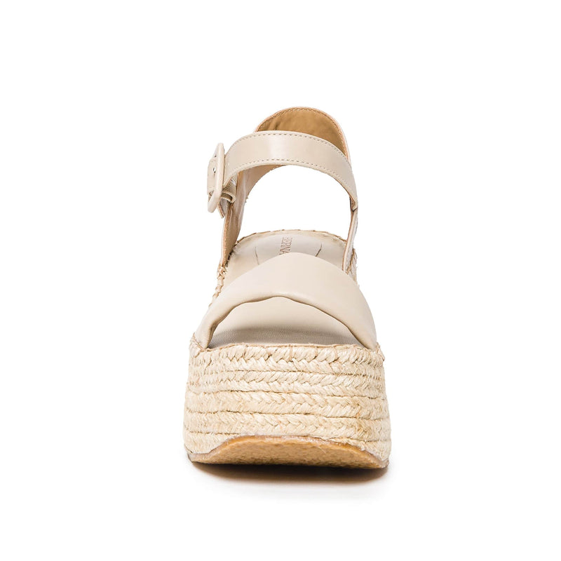 Bernardo Mallorca Espadrille Women Platform Sandals Beige | XTD5976PS