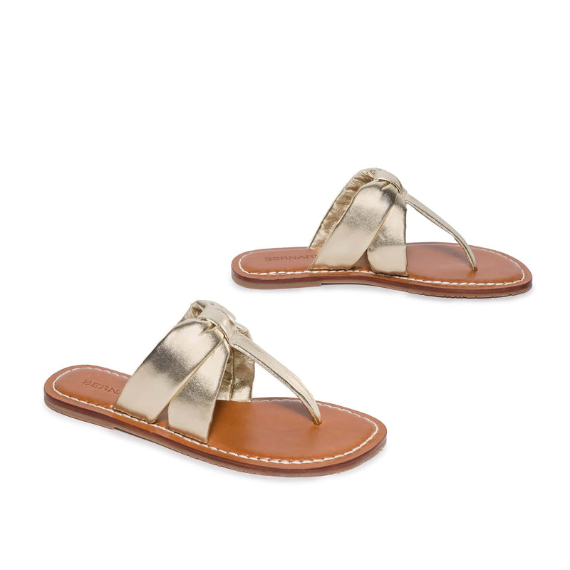 Bernardo Margaret Thong Women Slide Sandals Gold | DCW6355LA