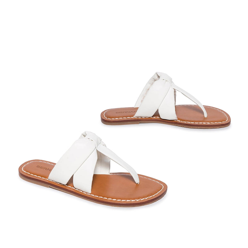 Bernardo Margaret Thong Women Slide Sandals White | AMK9822KV