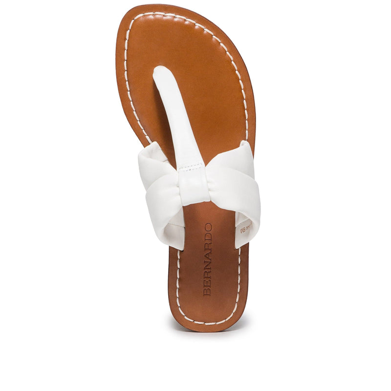 Bernardo Margaret Thong Women Slide Sandals White | AMK9822KV