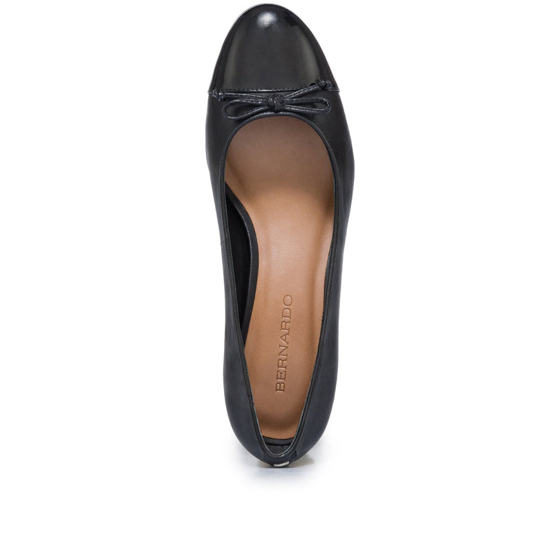 Bernardo Marisol Ballerina Women Pumps Black | YSE1713GT