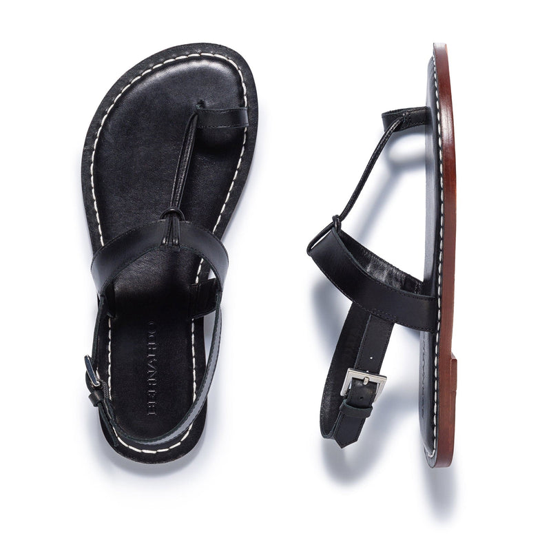 Bernardo Maverick 2 Toe Ring Women Flat Sandals Black | KON518AM