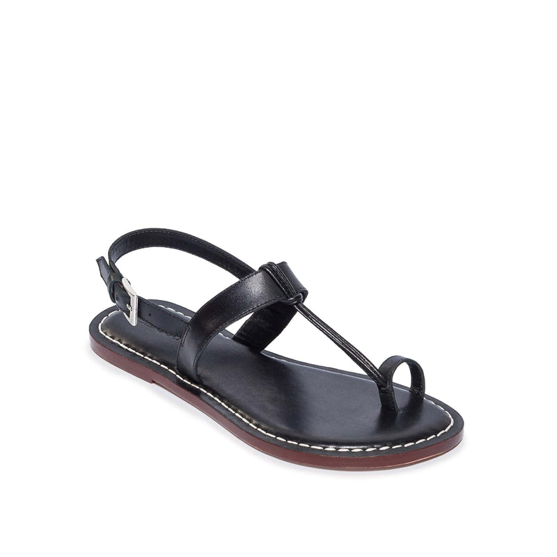 Bernardo Maverick 2 Toe Ring Women Flat Sandals Black | KON518AM