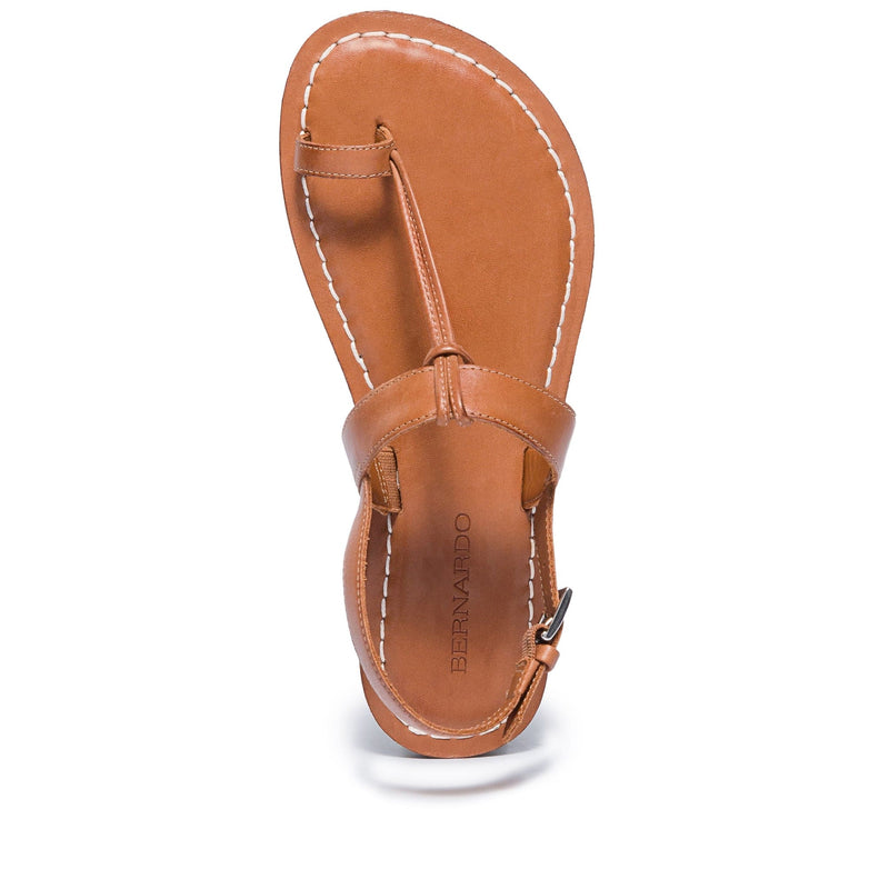 Bernardo Maverick 2 Toe Ring Women Flat Sandals Brown | ADQ7863DL