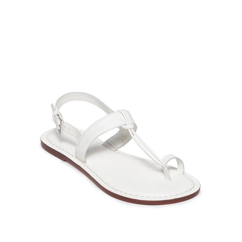 Bernardo Maverick 2 Toe Ring Women Flat Sandals White | FRF6844FW