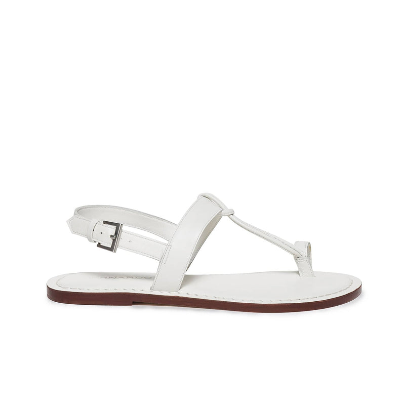 Bernardo Maverick 2 Toe Ring Women Flat Sandals White | FRF6844FW