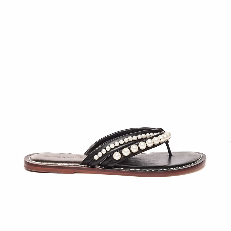 Bernardo Miami Pearl Women Slide Sandals Black | MYJ8122IB