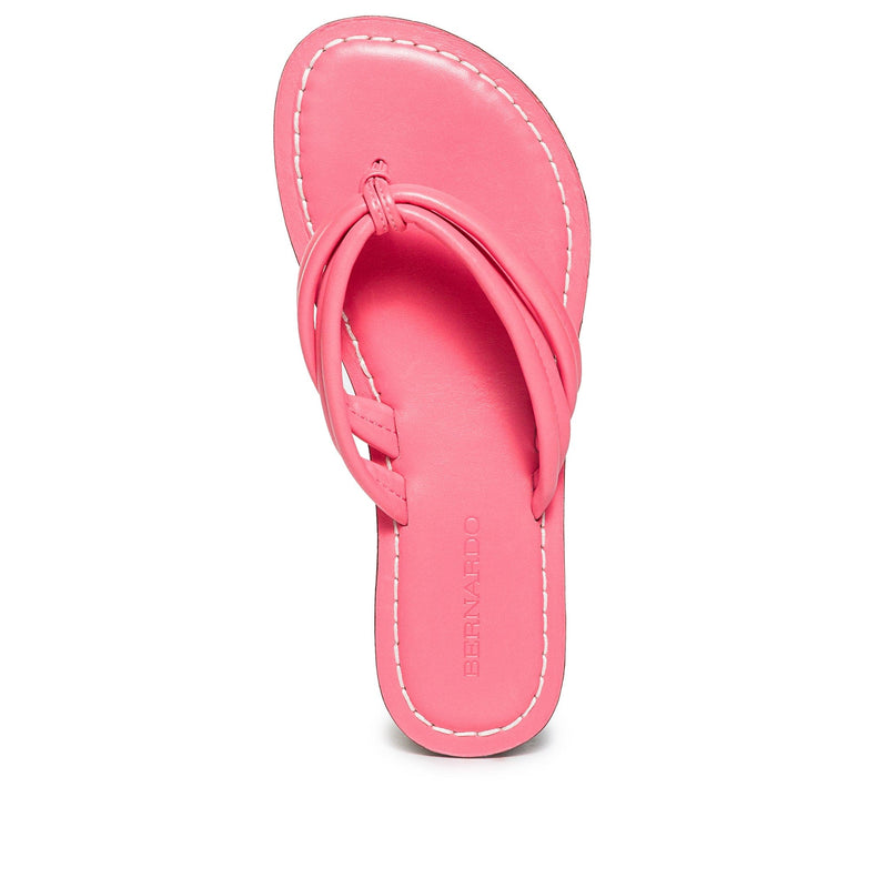 Bernardo Miami Thong Women Slide Sandals Pink | NVM881UT