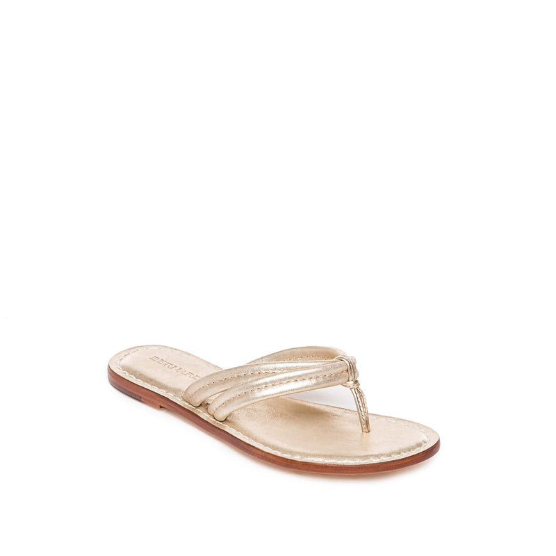 Bernardo Miami Thong Women Slide Sandals Gold | QXP3315UG