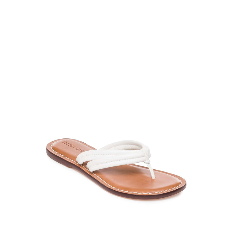 Bernardo Miami Thong Women Slide Sandals White | LRK6165JN