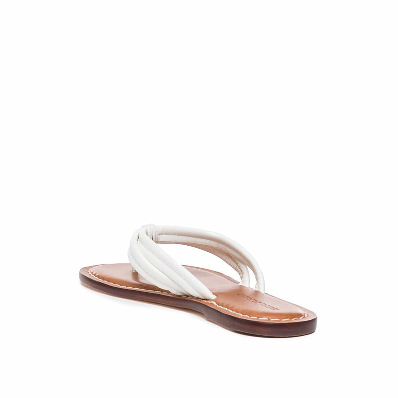 Bernardo Miami Thong Women Slide Sandals White | LRK6165JN