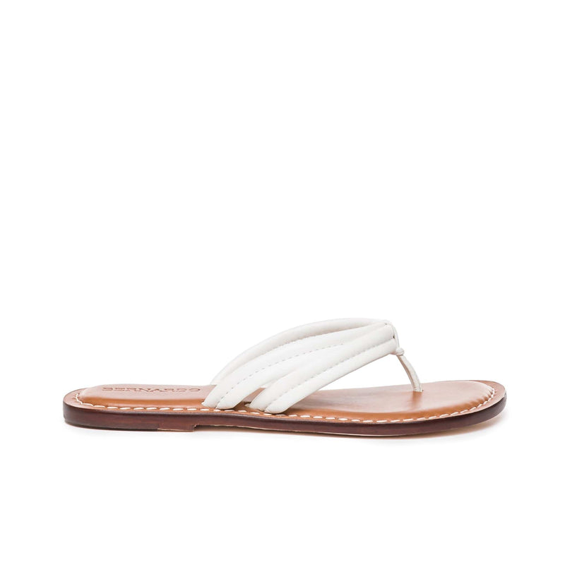 Bernardo Miami Thong Women Slide Sandals White | LRK6165JN