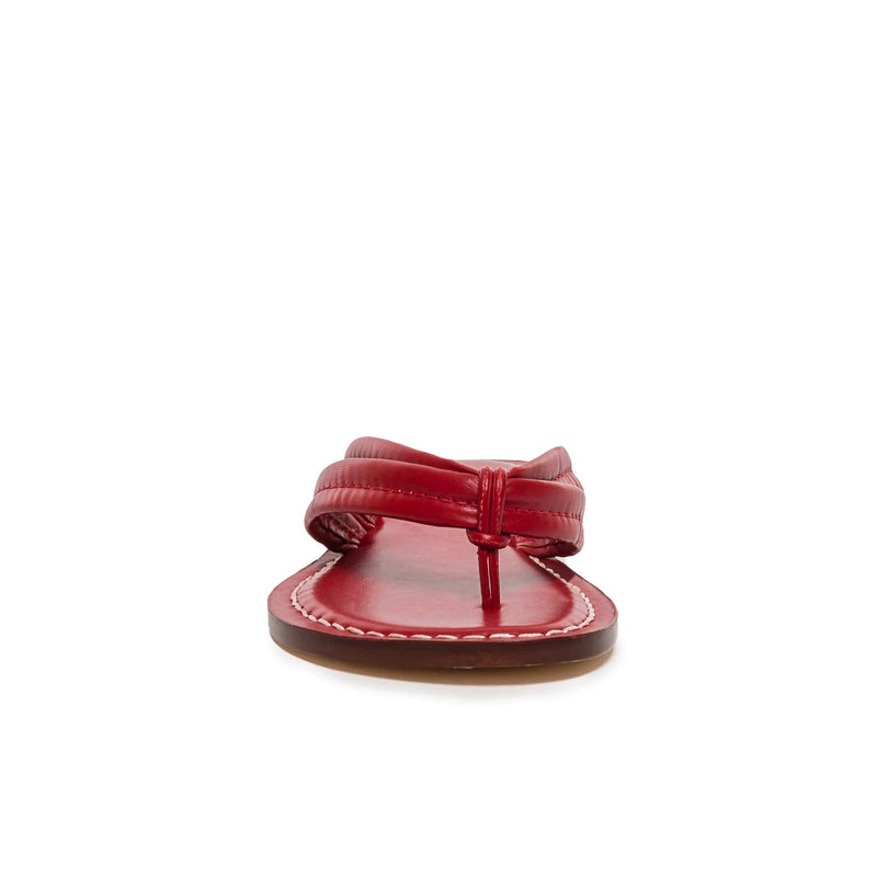 Bernardo Miami Thong Women Slide Sandals Red | JBX982AB