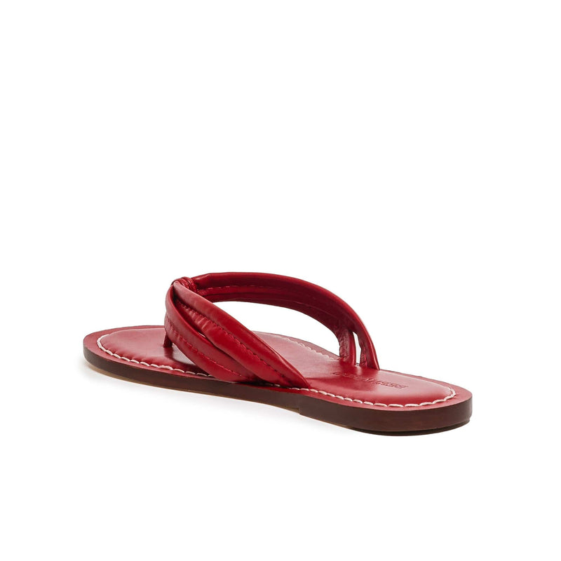 Bernardo Miami Thong Women Slide Sandals Red | JBX982AB