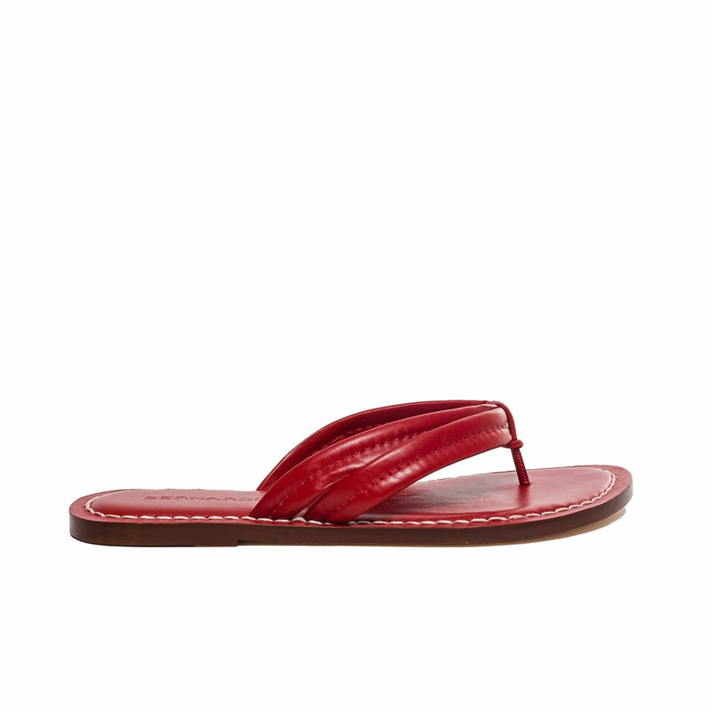 Bernardo Miami Thong Women Slide Sandals Red | JBX982AB