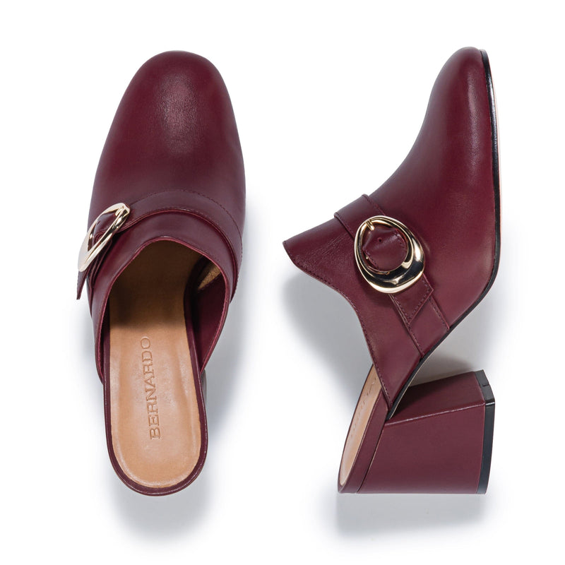 Bernardo Natasia Women Mules Dark Red | GOG7216UE