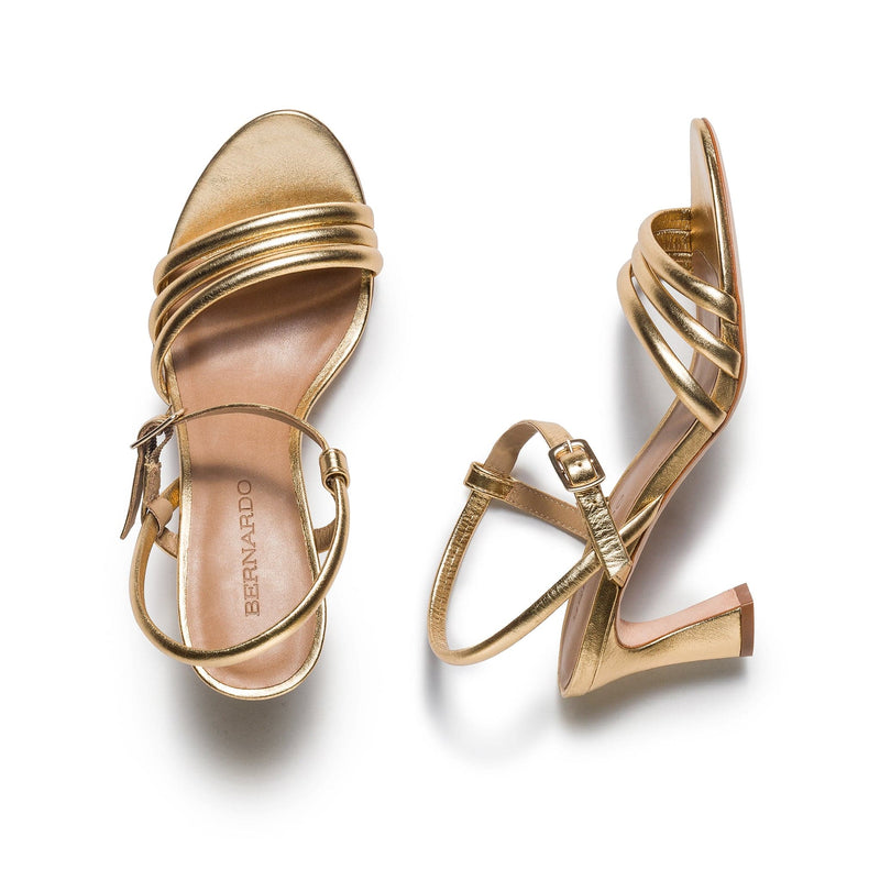 Bernardo Noor Women Heels Sandals Gold | JCX3443TC