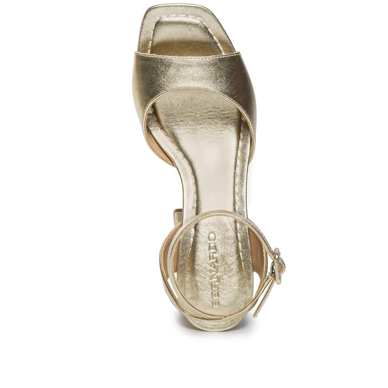 Bernardo Nyack Women Heels Sandals Gold | AUO2779XP