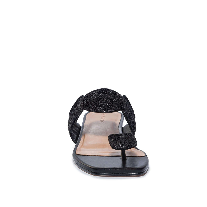 Bernardo Palermo Women Slide Sandals Black | SUQ2794RL