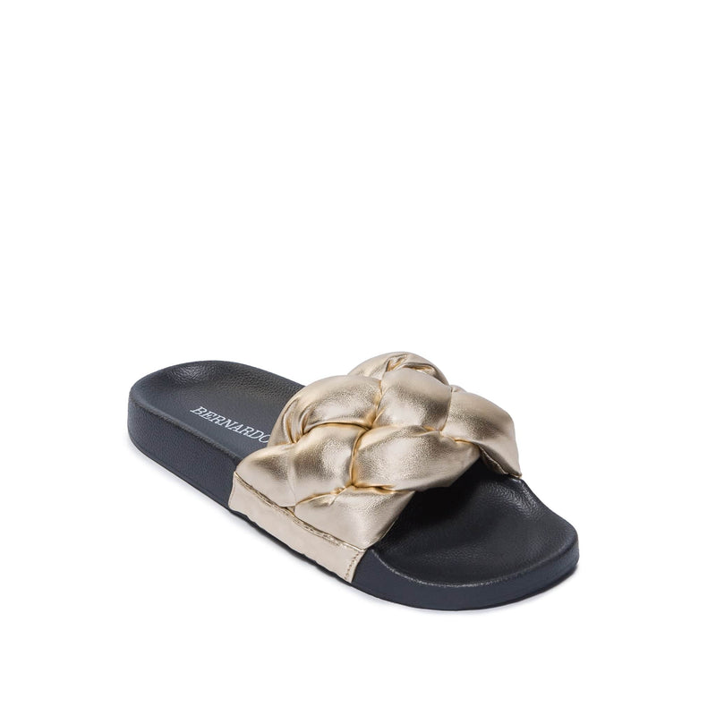 Bernardo Rylee Pool Women Slide Sandals Gold | AYR3161BD