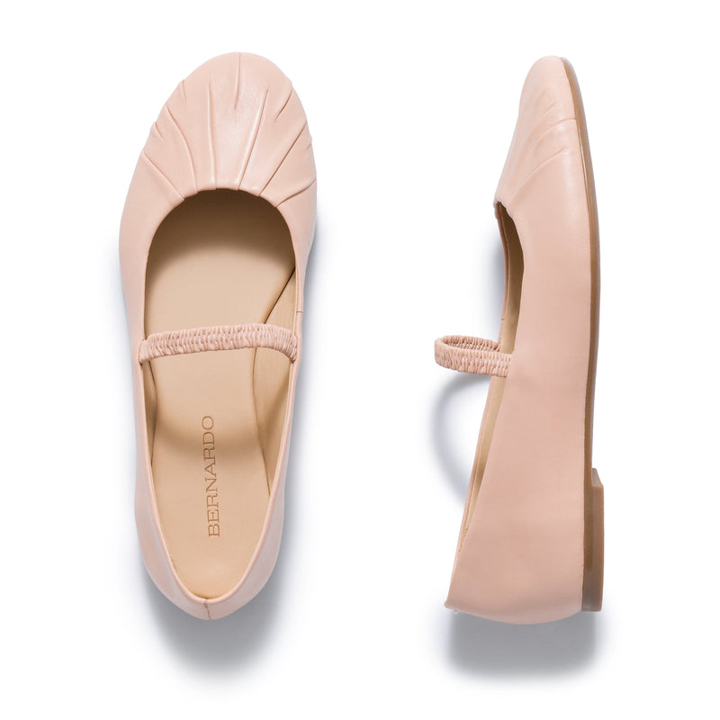 Bernardo Savona Ballerina Women Ballet Flats Pink | THG648LB