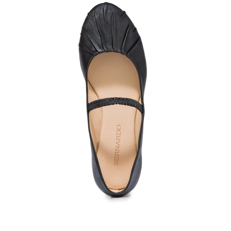 Bernardo Savona Ballerina Women Ballet Flats Black | IWK8275DB