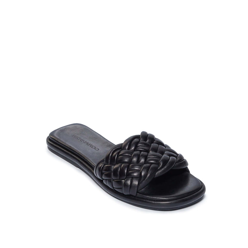 Bernardo Troy Woven Women Slide Sandals Black | RMC1416LB