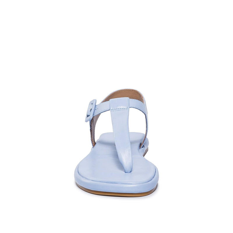 Bernardo Tucson T-Strap Women Flat Sandals Blue | GBC1934KS