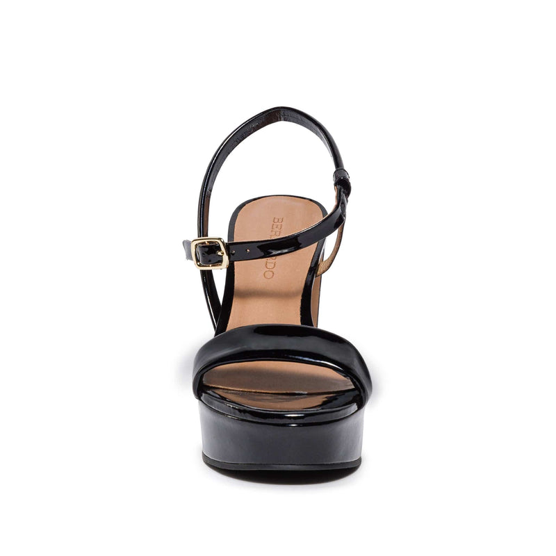 Bernardo Ventura Women Platform Sandals Black | WXP2241FB