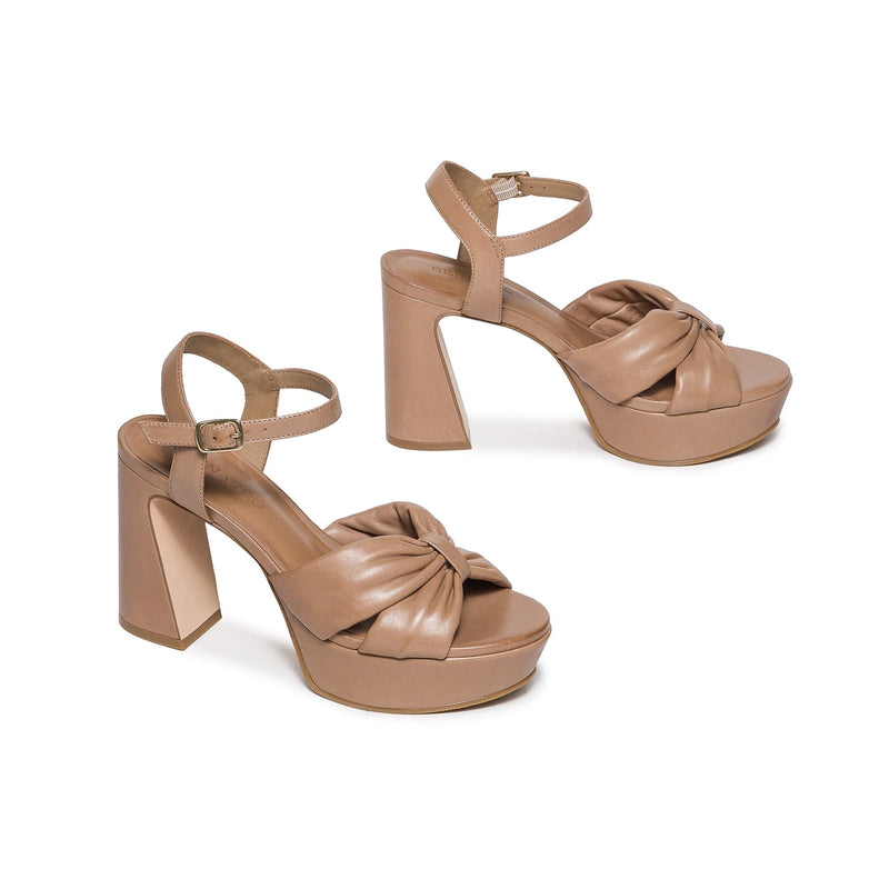 Bernardo Veronika Women Platform Sandals Brown | MAZ3269AN