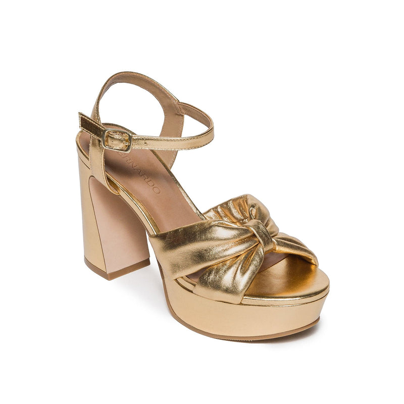 Bernardo Veronika Women Platform Sandals Gold | HFD6759CN