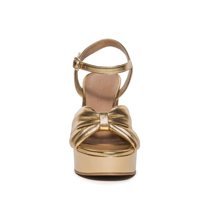 Bernardo Veronika Women Platform Sandals Gold | HFD6759CN